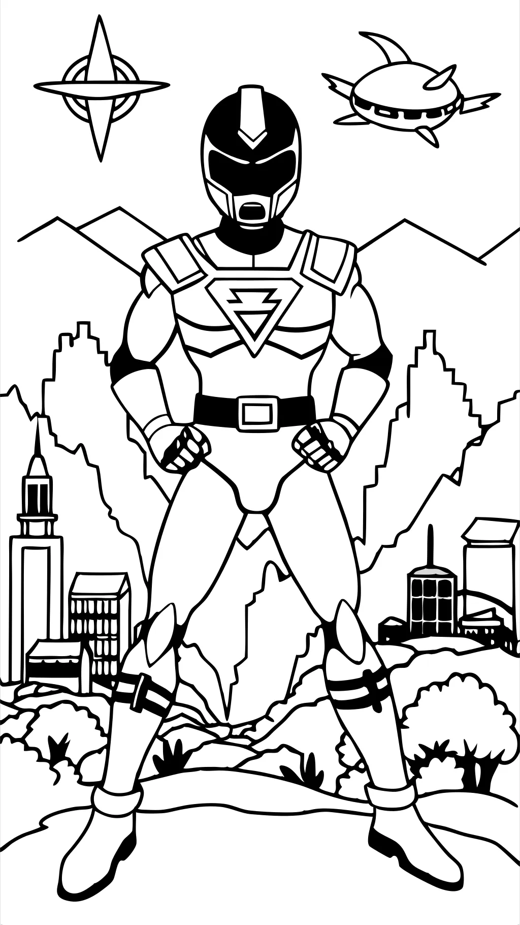 coloriages de Power Rangers